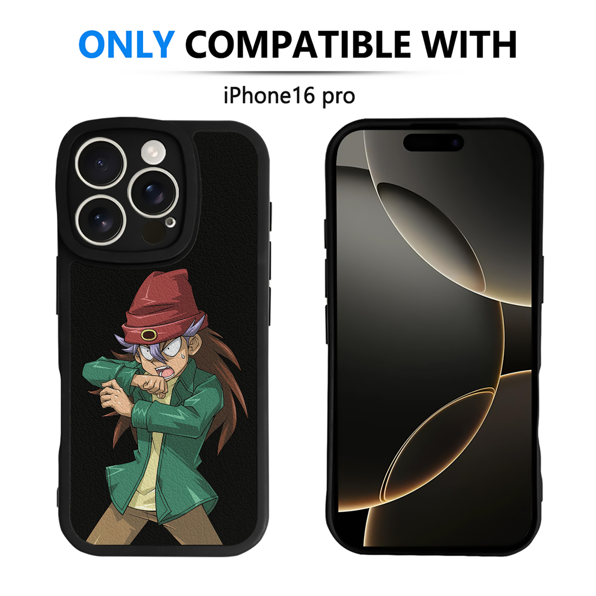 遊☆戯☆王 Yu-Gi-Oh! 【iPhone 16シリーズ対応】シリコンスマホケース（レザー調） 材質：シリコン